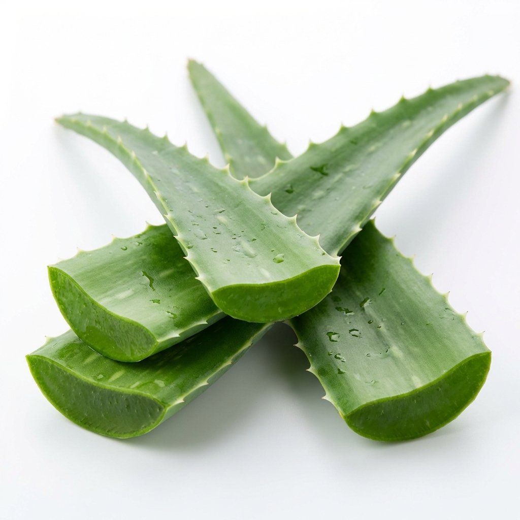 Fresh Aloe Vera Leaves